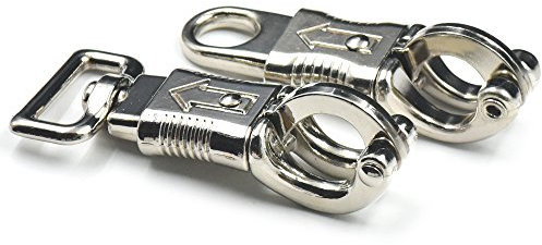 Fujiyuan 1 Stück 16 mm 1,6 cm Scharnier Panik Horsemanship Ersatz Verriegelung Schnellverschluss Trensenzaum Pferd Haken Schnallen