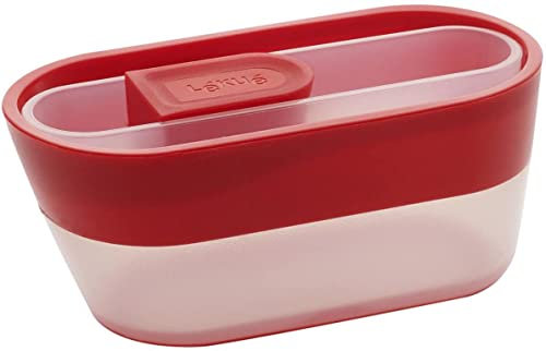 Lékué Messlöffel-/Becher-Set, rot, 12 x 2,9 x 2,3 cm