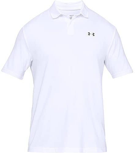 Under Armour Performance Poloshirt Weiss, XL Herren