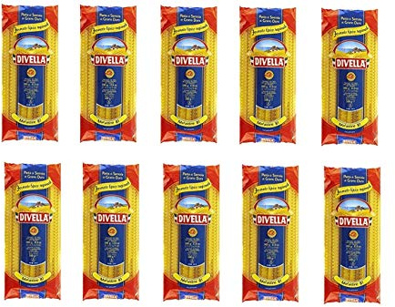 10x Pasta Divella 100% Italienisch N° 81 Mafaldine 500 gr