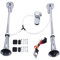 GYUPXYH Trompette Tracteur 12V Double Tube Klaxon D'air avec Compresseur Klaxon Camion kit pour Voiture Camions Moto Trains Bateaux Tracteur etc