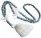 Amorar Elegant Pullover Kette Halsschmuck Böhmen Halskett Bunt Kristall Bead Schnur Kette Lange Damen-Halskette Mit Quaste Anhänger Lange Sweater Kette Halsschmuck für Frauen