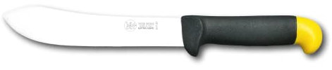 DUE BUOI COLTELLO 819A MEP/25 - MACELLAIO AMERICANO SCIMITARRA CON LAMA LUNGA MM 250 E LARGA MM 37