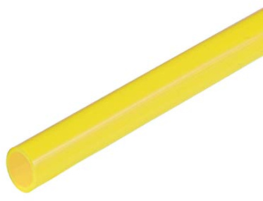 sourcing map Silicone Tube 4mm ID x 6mm OD 1m Caoutchouc Tube Air Tuyau Eau Tuyau pour Pompe Transfer Jaune