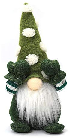Goodtimera Konfektion Deko Figur Wichtel, 25cm, Weihnachtsdeko Weihnachtswichtel Dekofigur Winter Weihnachten Kantenhocker, Ornamente Für Weihnachtsfeier Dekoration