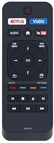 NC275UH NC275 Replaced Remote fit for Philips Blu-ray Disc DVD Player BDP2501 BDP2501/F7 BDP2501/F7A BDP7303/F7 BDP2501/F7A BDP2501/F8 BDP2501/F8B Sub Remote NC278UL NC278 NC458 NC290 NC458UL NC290UL