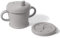 haakaa Silikon Sip-N-Snack Cup, sturzsichere Kleinkinder, Schnabeltasse & Snack-Behälter, 2-in-1, BPA-frei, lebensmittelechter Silikonbecher für Babys ab 6 Monaten, 266 ml (grau)