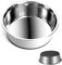 Gamelles épaisses pour Chien en Acier Inoxydable avec Bases en Silicone antidérapantes, 2500 ML (XL-25,5 cm)