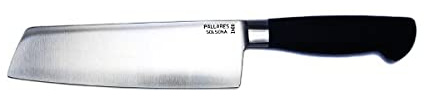 Cuchillo USUBA PALLARES SOLSONA mango blando, Acero Inoxidable forjado 17,5cm. REGALO PIEDRA DE AFILAR