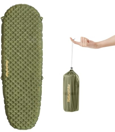 Naturehike Thermal 3,5R- Camping Isomatte Ultralight 4 Jahreszeiten (-6℃) Selbstaufblasend mit aufblasbarer Tasche,Isomatte Luftmatratze Langlebige Hoher R-Wert, hohe Isolierung, für den Winter