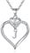 TINGN Halskette Damen Geschenke für Frauen, Silber Kette mit Buchstaben Herz Anhänger Kette für Damen Mädchen Intiale J Halskette Damen Buchstaben Kette Schmuck Damen Geschenke für Frauen Mädchen