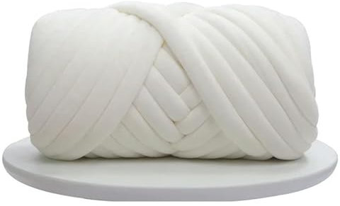 1000g Super Samt Chunky Garn dicke sperrige Riesen faden weiße Tasche für Hands tricken DIY Arm weiche große Decke Teppich sphären