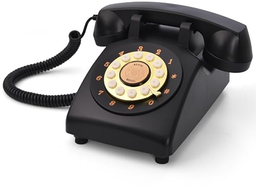 RetroVox Wedding Phone Audio Guestbook (Black)