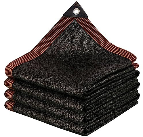 QLOFEI Filet D'Ombrage, 50% Tissu Ombrage Pergola Filet D'ombrage Extérieur, Filet Protection Solaire Tissu D'ombrage pour Pergola, Terrasse, Serre, Poulailler, Plantes (4x5m)