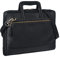 STILORD 'Pierce' Leather Laptop Bag with Handle A4 Portfolio Vintage Messenger Bag for 13.3' MacBooks Business Bag Laptop Satchel Briefcase Genuine Leather, Colour:Black