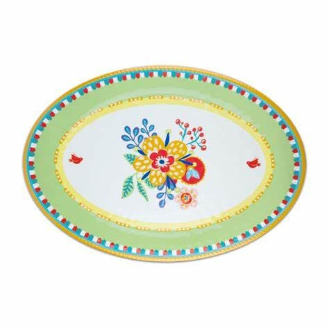 Ovales Tablett Baci Milano Mama Mia – spülmaschinenfest – 50 x 35 cm
