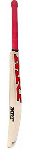 JaHaNa Sports Wooden Cricket Bat Popular Willow for Tennis, Rubber Ball (Full, Kashmiri Willow)