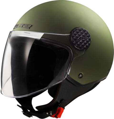 LS2, Jet-Motorradhelm SPHERE LUX II SOLID Military Green, XS