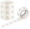 QOWIJEX 400 Piezas Puntos de Pegamento de Globos Puntos de Pegamento Puntos Adhesivos Doble Cara Cinta de Pegatinas para Bodas Cumpleaños Decoraciones de Globos de Fiesta (4 Rollos)