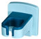 ZONLITYU Badezimmerregale Wandmontierter Haartrockner Halter Badezimmerregal Furstürryer Rack Organizer Aufhänger Badezimmer Zubehör(Blue)