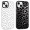 Yoedge 2 Pack Transparent Phone Case Compatible with iPhone 14/iPhone 13 6.1,Ultrathin Soft TPU Silicone with Aesthetics Leopard Pattern,Shockproof Bumper Protector Matte Cover, for iPhone 14 Girls