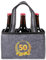 KHstylehoo Geschenk 50 Geburtstag Mann, Männerhandtasche Bier, Flaschentasche 6 Flaschen, 50 Geburtstag Mann Flaschenträger, Geschenke Zum 50 Geburtstag Mann für Alten Vater, Ehemann