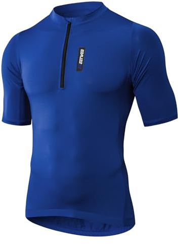 MEETWEE Herren Radtrikot Kurze/Langarm Radtrikots für Herren, Fahrradbekleidung Herren, T-Shirts für Radfahrer, Atmungsaktives Radtrikot, Schnell trocknendes Fahrradtrikot, Rennrad-Trikot