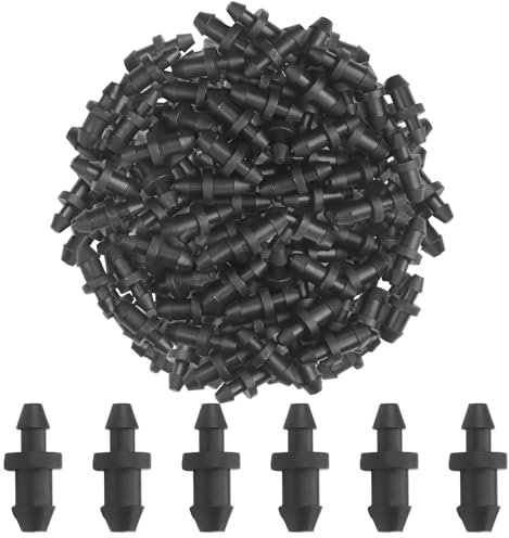 50 tappi per tubi antigoccia, 1/4 pollici, tappo terminale per tubo, tappo per irrigazione, tappo antigoccia, tappo antigoccia per sistemi irrigatori, 1/4 raccordi per irrigazione a goccia, spina