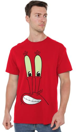 Spongebob Squarepants Unisex Spongebob Mr. Krabs Smallile Face Unisex T Shirt T-Shirt