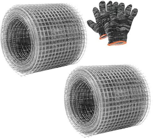 Deux Rouleaux De Grillage Galvanisé 10 x 600 cm, Grillage Fine Maille La PréVention des Rats, L'éLevage des Lapins Et des Volailles