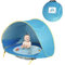 Tienda Playa Bebé con Piscina Integrada, con Protección Solar UV y Ventilación, Carpa Plegable Portátil, Fácil Transporte