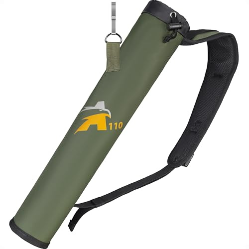 Sunya Archery Köcher für Pfeile. Back Arrow Quiver & Hip Quiver 2 Tragemodi - faltbar und leicht, einfach für Jugendliche, Teenager und Erwachsene. Zubehör für Schultergurt- und Metallcliphalter