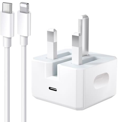 iPhone Fast Charger, 20W USB C Fast Charge with iPhone Cable 1M for i Phone 14/13/ 12/11/ X/ 8/7-White