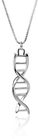 Genetische Geschenke für Frauen, DNA-Halskette, Minimalistische Schmuck-Molekül-Halskette, moderne Helix-Halskette