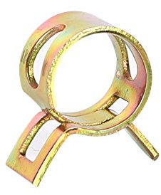 YOFASEN Colliers de Serrage (12PCS) - Tuyau Serre-joints à Tuyaux Colliers de Clip à Ressort Tuyau Serrage - 18 Sortes de Tailles - Ajustable en Acier au Manganèse Tuyau Pinces Clips Fixation, 15mm