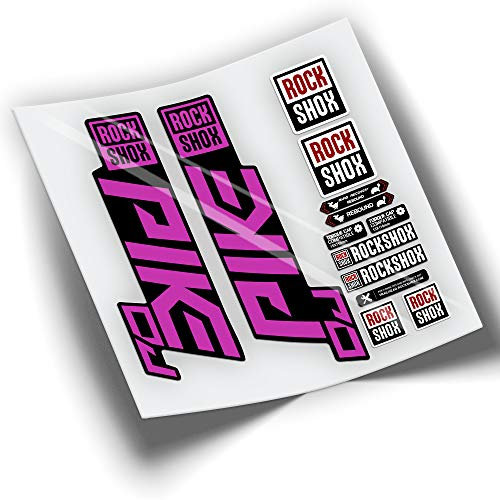 Aufkleber ROCKSHOX Pike DJ 2021 WP384 Fuchsia