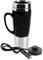 12V Bouilloire de Chauffage électrique Portative de voiture,450ML Tasse de Chauffage de Voyage de Voiture D'acier Inoxydable Potable Chaudière à eau de Tasse pour Eau Thé Café Lait(12V)