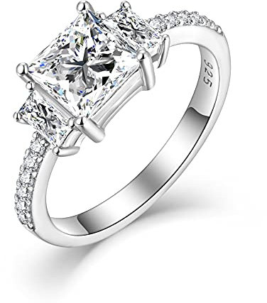 starchenie Fede Anello da Donna, Anello Anniversario di Matrimonio in Argento 925 per Donna