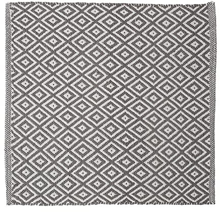 Sealskin Trellis Badteppich 60x60 cm Baumwolle Grau