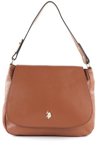 U.S. POLO ASSN. Arlington Flap Crossbody Bag Cognac