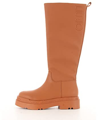 Liujo stivale fondo gomma para 5cm pelle cognac rif.663