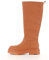 Liujo stivale fondo gomma para 5cm pelle cognac rif.663