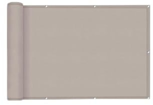SUNNY GUARD Balkon Sichtschutz Wetterfest 1.2x5m Balkonverkleidung Balkonabdeckung Balkonumspannung UV-Schutz Windschutz mit Kabelbinder,Brown