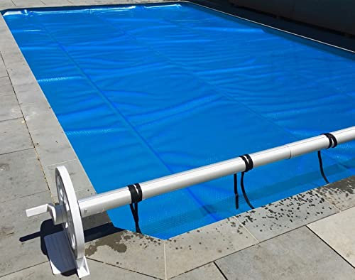Bâches Solaires Piscine Couvertures solaires pour piscine enterrée hors sol, petits tapis de bâche thermiques rectangulaires, pour piscines spa, bleu, 2 3 4 5 6 m de long ( Size : 4mx4m(13ftx13ft) )