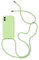 Jacyren Coque de protection pour iPhone 12 Mini - En nylon - Avec cordon de serrage - Pour iPhone 12 Mini - Vert matcha