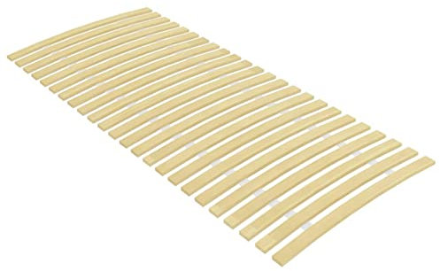 Tidyard Lattenrost mit 24 Latten Bettrost Rollroste Holzlatten Latten Rost 90x200 cm