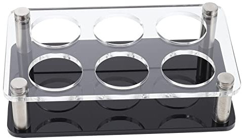 VICASKY wine glass rack personalised glass holder wine glass chiller shot glass holder tray 6 shot glass dispenser and holder shot glass rack vodka cone stand Acrylic