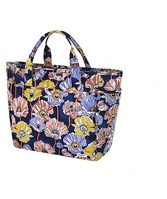 Cath Kidston Tripper Tragetasche / Shopper Summer Poppy Midscale in Marineblau, navy, One Size