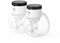 Bellababy Double Handsfree Electric Breast Pump, Wireless Breast Pump with LCD Touch Screen, with 4 Modes and 9 Levels of 24 mm Flanges, with Insert 17 mm, 19 mm, 21 mm
