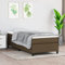 Annlera Bettgestell 203x100x35cm Braun Stoff,Sperrholz,Holzwerkstoff Klappbett Boxspringbett Schrankbett Gästebett Kinderbett Tagesbett Massivholzbett Polsterbett Robusten Bettgestell